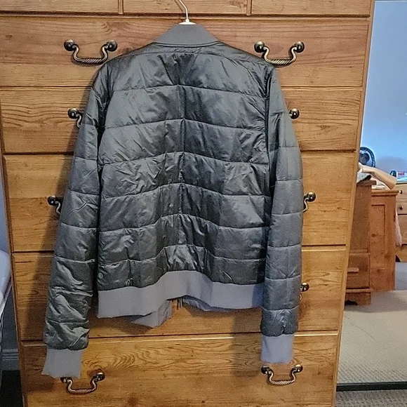 lululemon athletica Gray Bomber Jacket - Picture 2 of 5